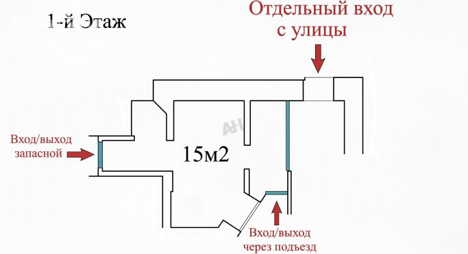 Аренда помещения свободного назначения 75 м², Малый Каковинский переулок - фото 2