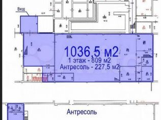 Аренда склада 1036.5 м²