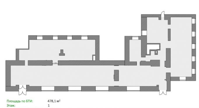 Аренда торгового помещения 478.1 м², Валовая улица - фото 3