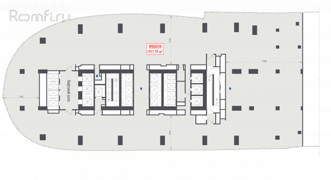 Продажа офиса 1917.8 м², 1-й Красногвардейский проезд - фото 1