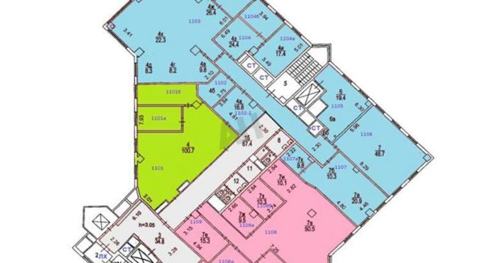 Аренда офиса 845 м², улица Обручева - фото 1