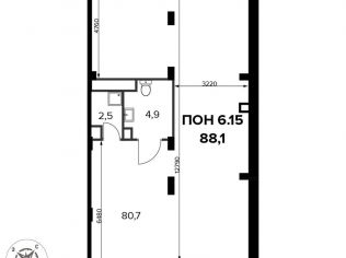 Продажа помещения свободного назначения 88.2 м²
