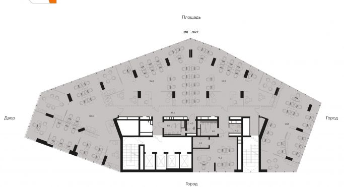 Продажа офиса 765.9 м², Ярцевская улица - фото 2