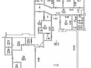 Аренда торгового помещения 281.5 м²