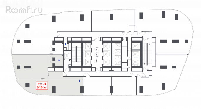 Продажа офиса 261 м², 1-й Красногвардейский проезд - фото 2