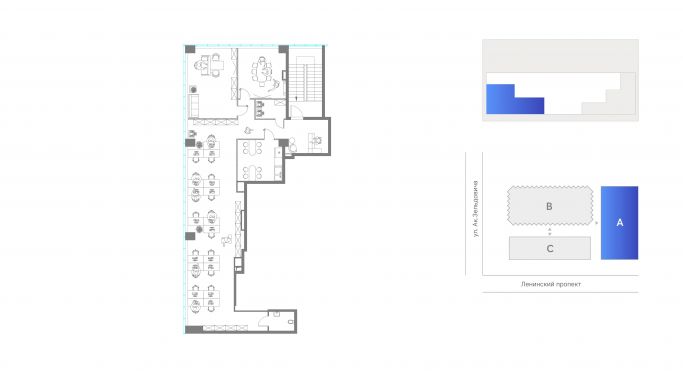 Продажа офиса 224 м², Ленинский проспект - фото 1