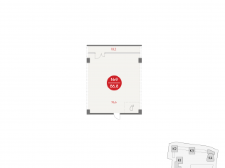 Продажа офиса 86.8 м²