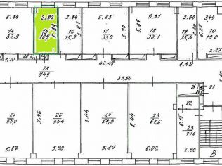 Аренда офиса 16.5 м²