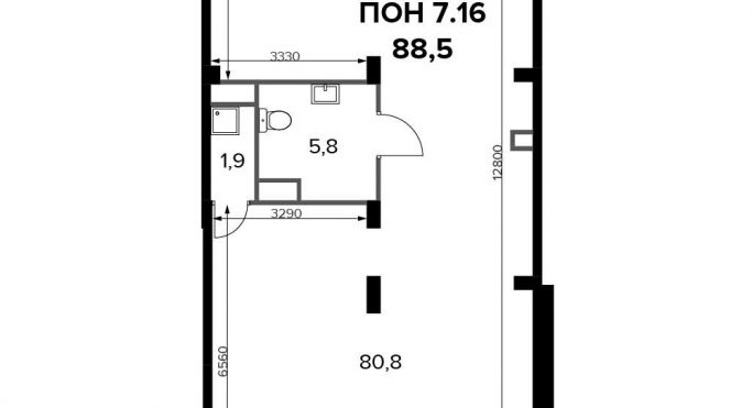 Продажа офиса 88.6 м², Ленинградское шоссе - фото 1