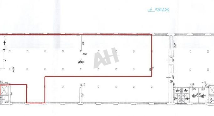 Аренда помещения свободного назначения 831 м², Полковая улица - фото 2