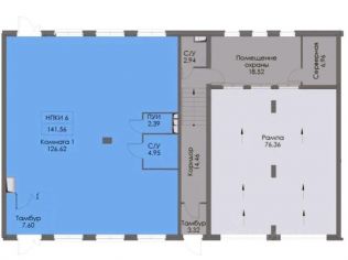 Аренда помещения свободного назначения 140 м²