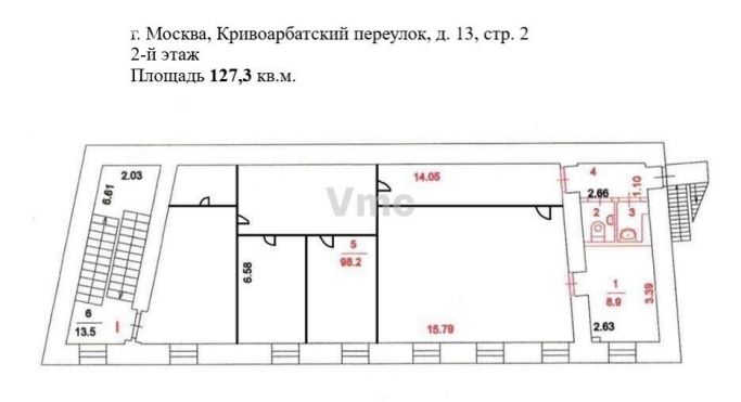 Аренда офиса 250 м², Кривоарбатский переулок - фото 3