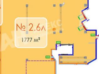 Продажа помещения свободного назначения 1777 м²