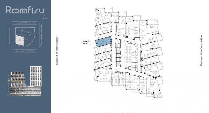 Продажа офиса 26.7 м², улица Маршала Прошлякова - фото 3