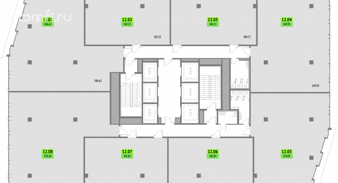 Продажа офиса 132.6 м² - фото 3