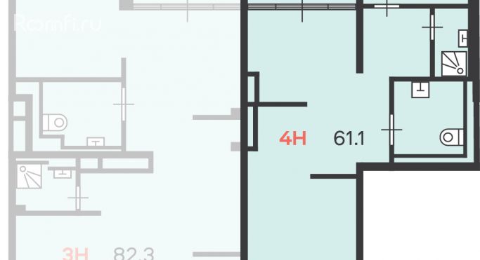 Аренда помещения свободного назначения 61.1 м², Авангардная улица - фото 2