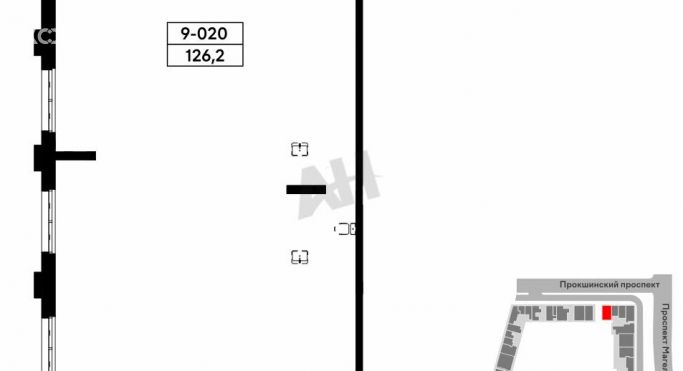 Продажа помещения свободного назначения 127 м², Прокшинский проспект - фото 1