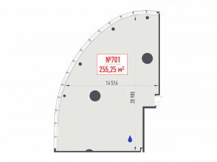 Продажа офиса 255.3 м²