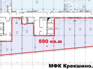Продажа помещения свободного назначения 590 м²