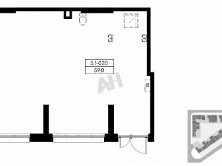 Продажа помещения свободного назначения 59 м²