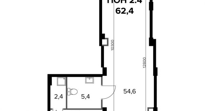 Продажа помещения свободного назначения 62.3 м², Ленинградское шоссе - фото 1