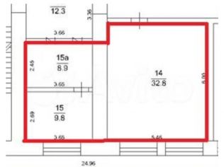 Аренда офиса 51.5 м²
