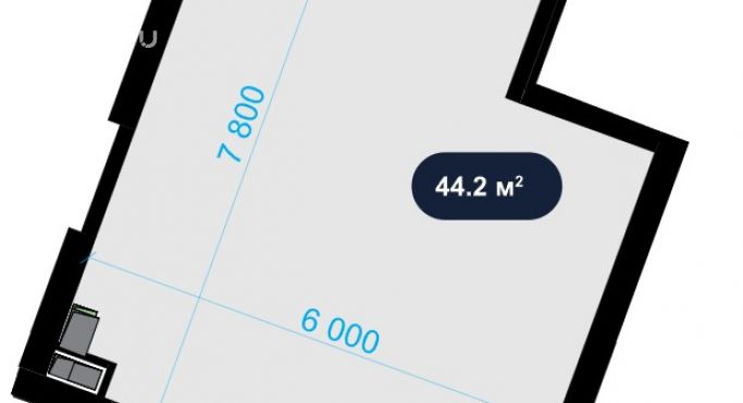 Продажа помещения свободного назначения 44.2 м², улица Народного Ополчения - фото 2