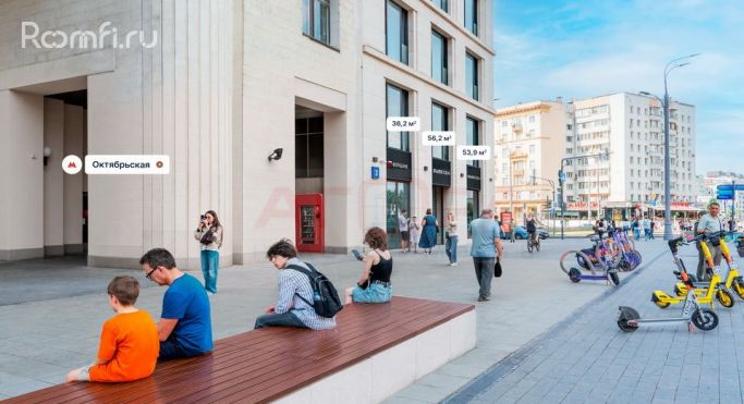 Аренда торгового помещения 56.2 м², Ленинский проспект - фото 2