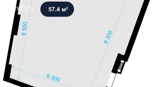 Продажа помещения свободного назначения 57.4 м², улица Народного Ополчения - фото 2