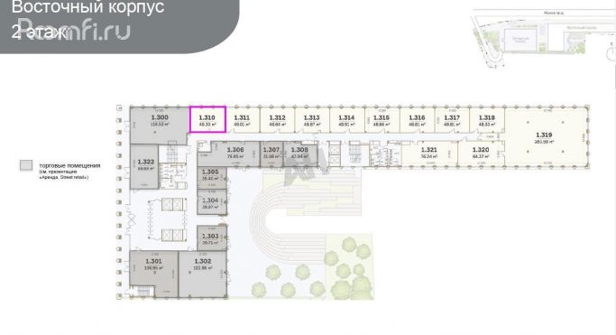 Аренда офиса 49 м², Жуковский путепровод - фото 2