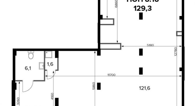 Продажа офиса 129.3 м², Ленинградское шоссе - фото 1