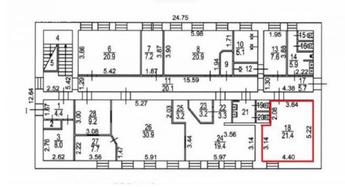 Аренда офиса 21 м², Илимская улица - фото 2