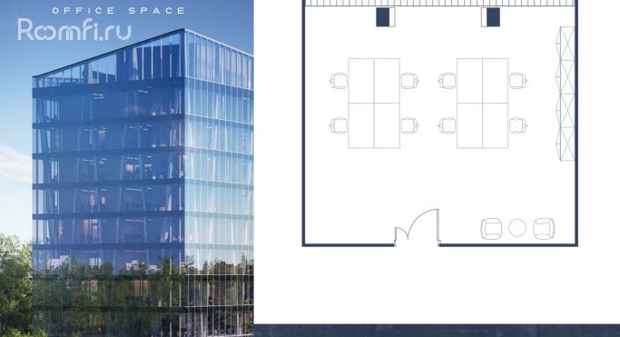 Продажа офиса 64.1 м², улица Алексея Свиридова - фото 1