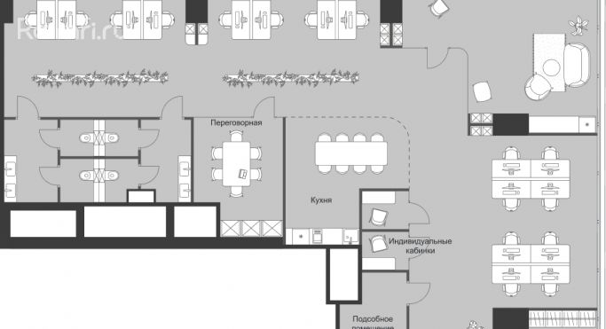 Продажа офиса 287.8 м², 3-я Хорошёвская улица - фото 1