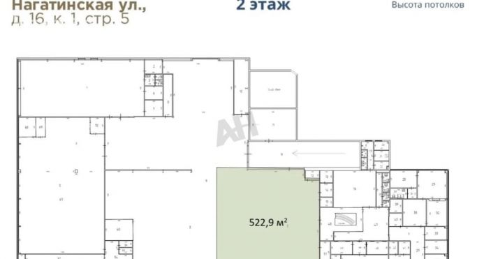 Аренда склада 523 м², Нагатинская улица - фото 3