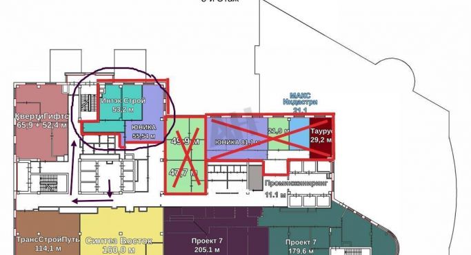 Аренда офиса 109 м², Русаковская улица - фото 2