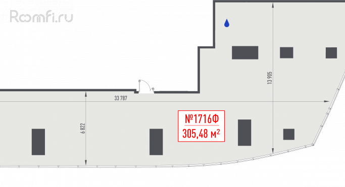 Продажа офиса 305.5 м², 1-й Красногвардейский проезд - фото 1