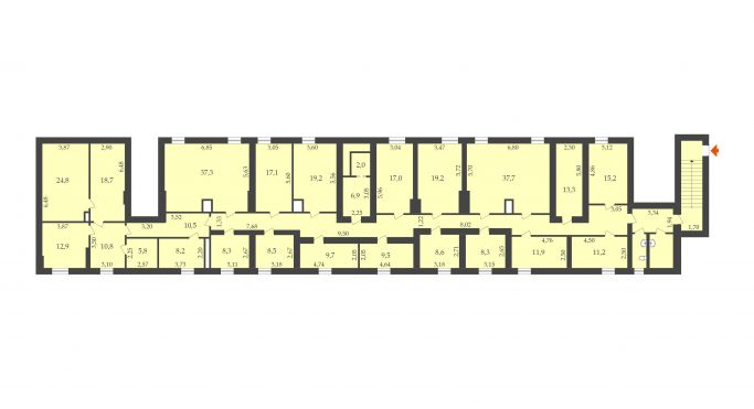 Аренда помещения свободного назначения 431 м², улица Доватора - фото 1