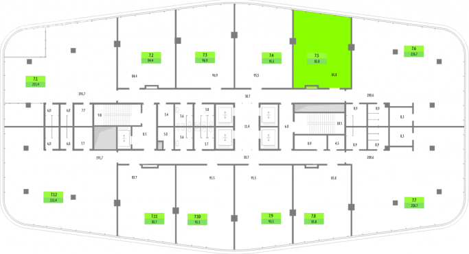 Продажа офиса 86.4 м² - фото 2