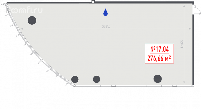 Продажа офиса 276.7 м², 1-я улица Ямского Поля - фото 1