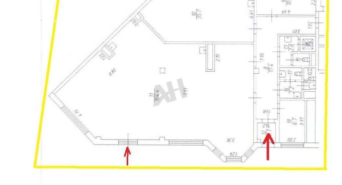 Аренда помещения свободного назначения 187 м², Ельнинская улица - фото 2