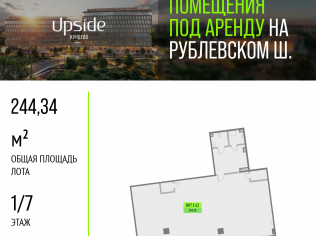 Аренда помещения свободного назначения 244.3 м²