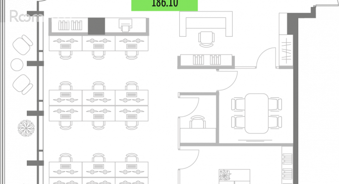 Продажа офиса 186.1 м², Огородный проезд - фото 3