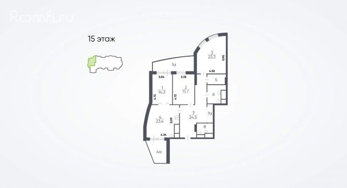 Продажа помещения свободного назначения 118.5 м², Нахимовский проспект - фото 2