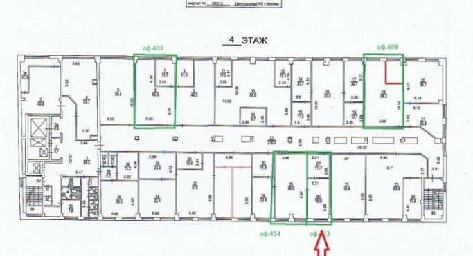 Аренда офиса 32 м², 3-й Красносельский переулок - фото 2