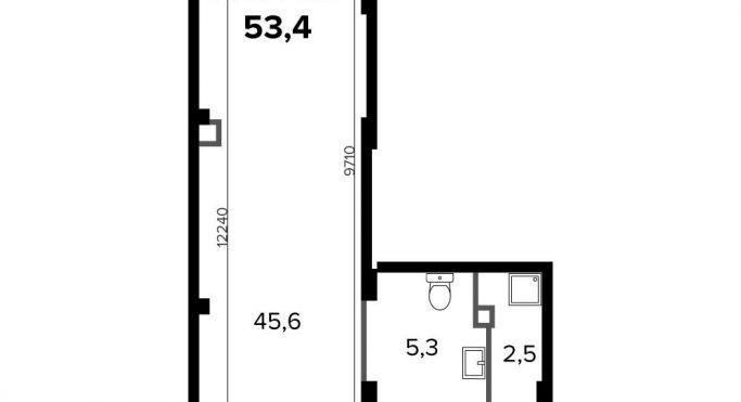 Продажа помещения свободного назначения 53.1 м², Ленинградское шоссе - фото 1