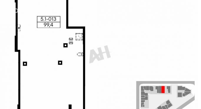 Продажа помещения свободного назначения 100 м² - фото 1