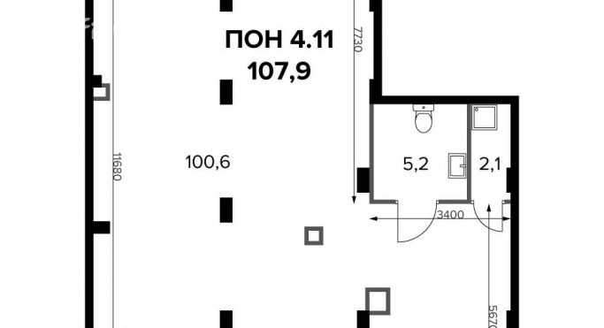 Продажа офиса 107.6 м², Ленинградское шоссе - фото 1