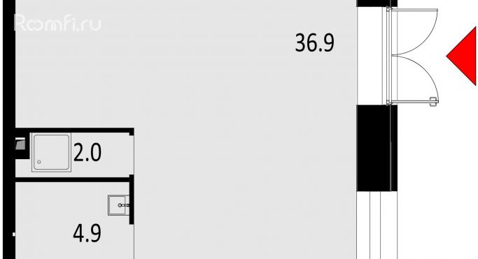 Продажа торгового помещения 43.8 м², улица Ротмистрова - фото 2