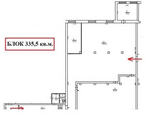 Аренда склада 335.5 м²